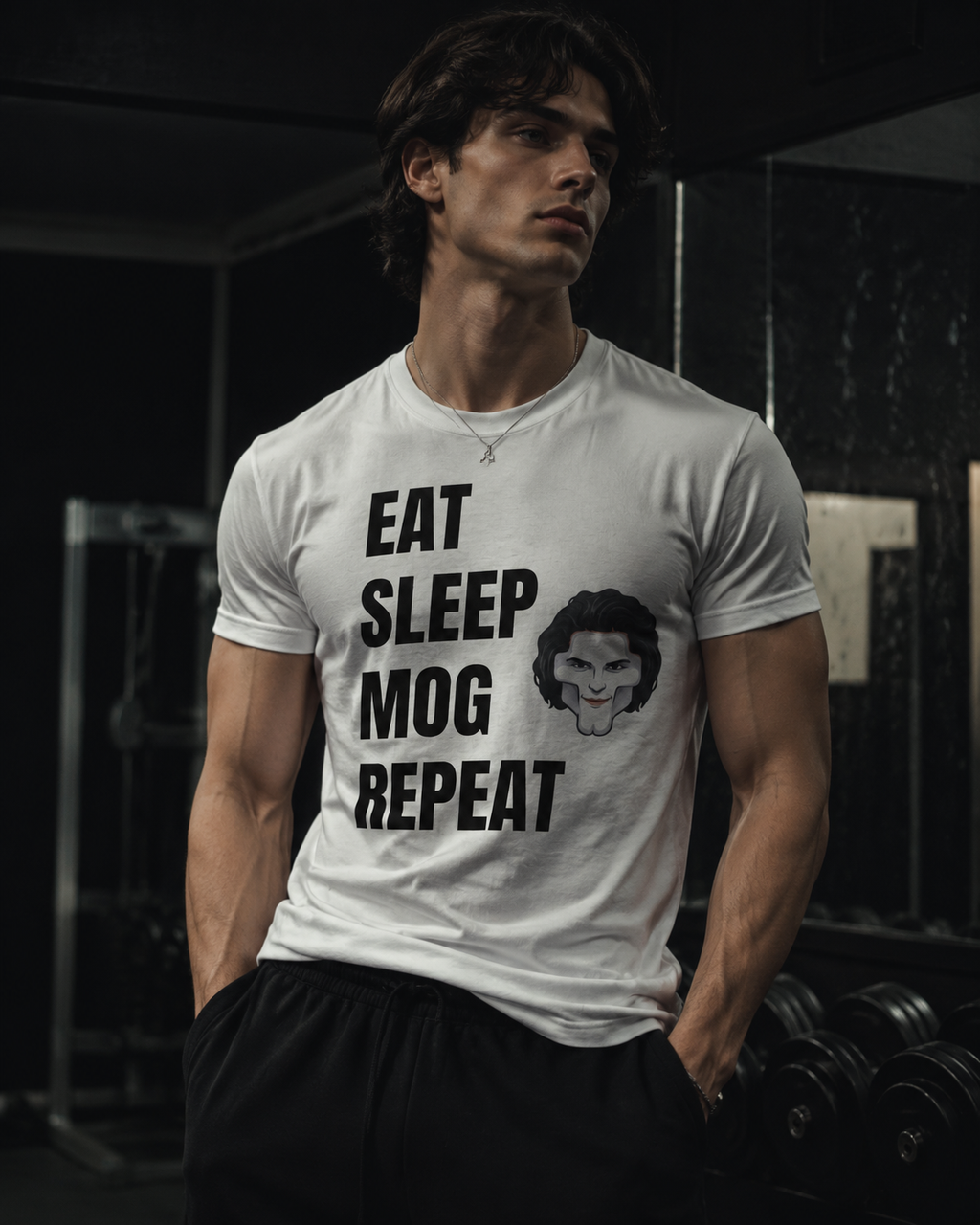 Eat Sleep Mog Repeat t-shirt